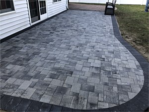 granite city nicolock rustico 4 piece pc raven 6x9 border levittown hicksville patio